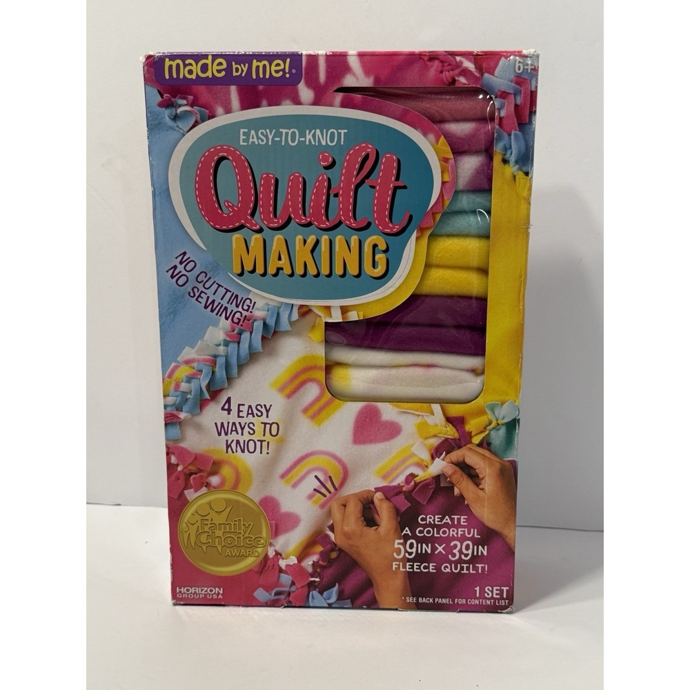Easy-to-Knot Quilt Making, Create a 59" x 39" Fleece Quilt Family Choice Award